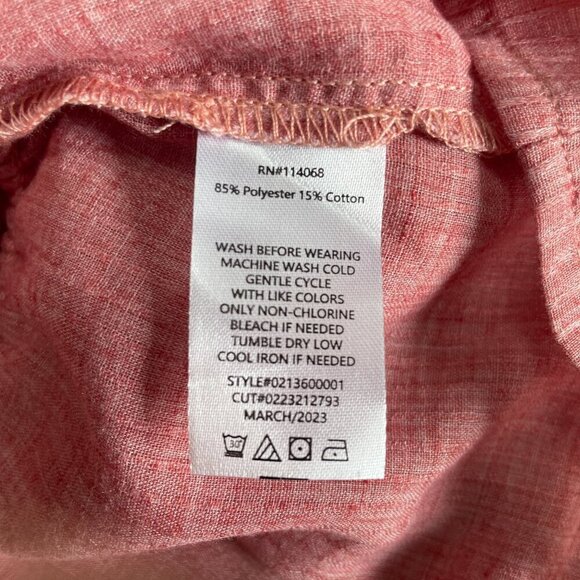Madison & Berkeley XXL Coral‎ Tank Top NWT - Picture 5 of 5